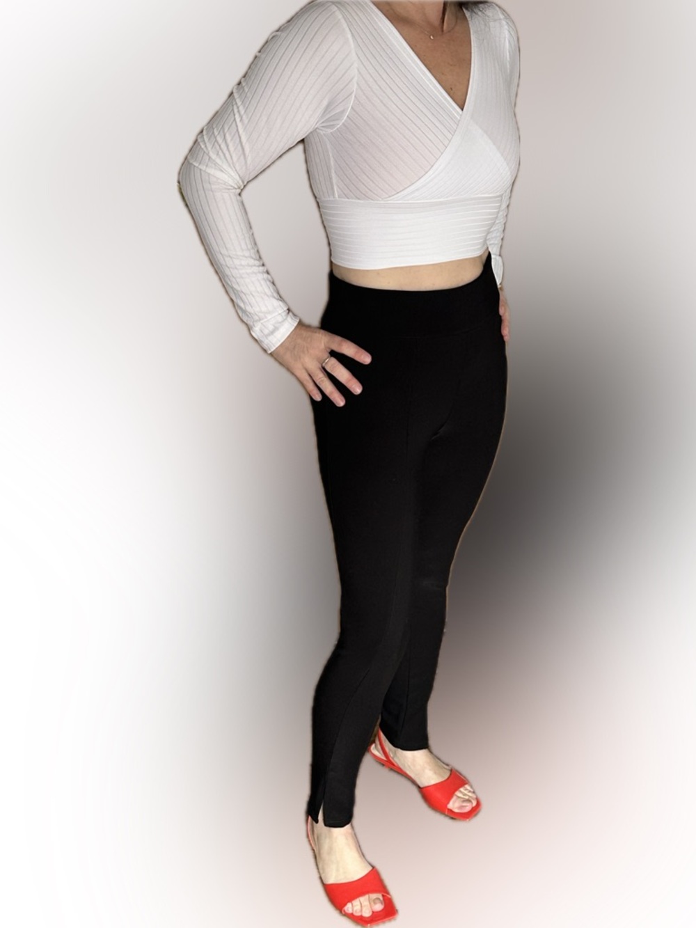 shosho Black Leggings Pants